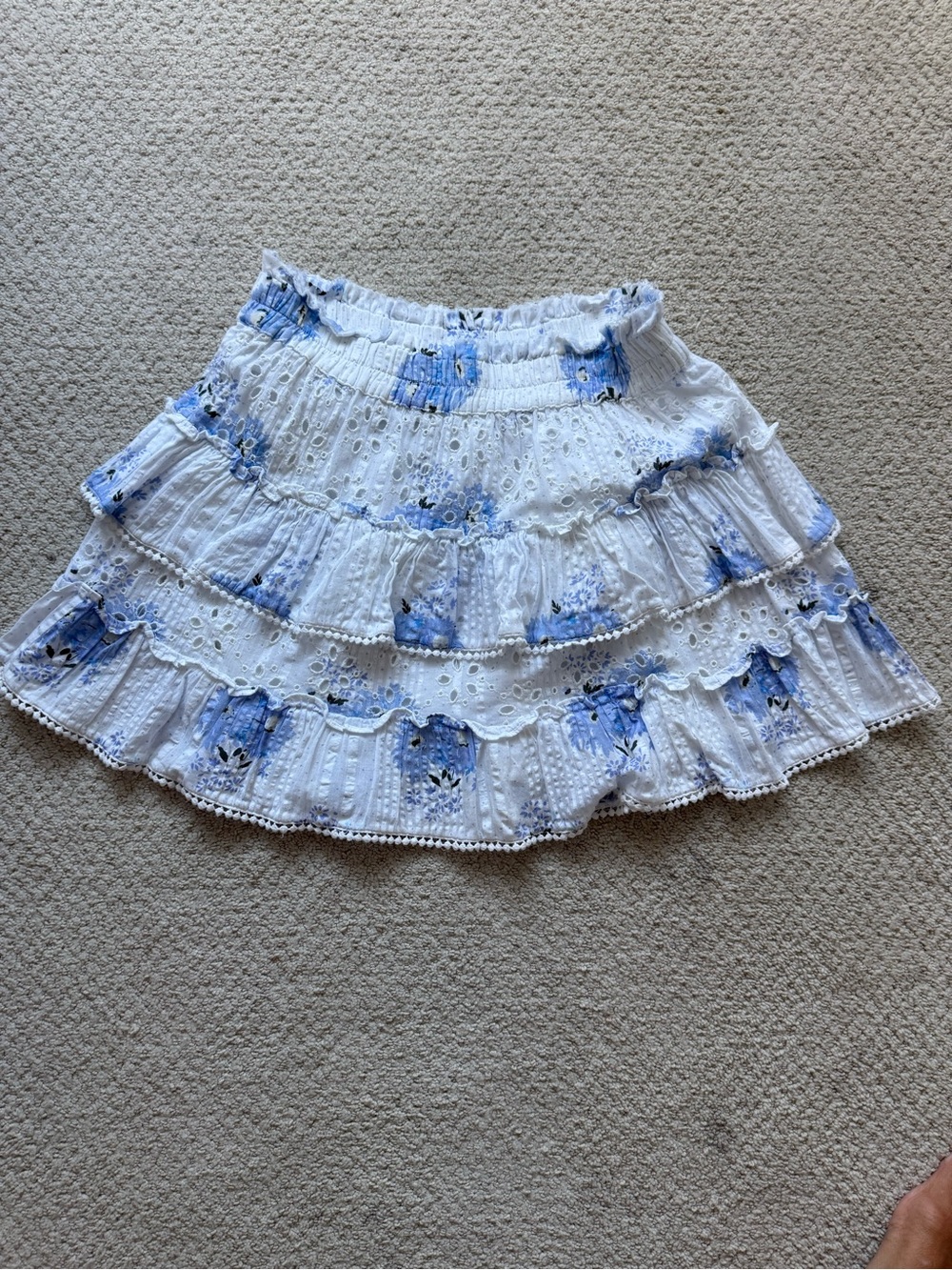 LoveShackFancy Bliss Mini Skirt size XS